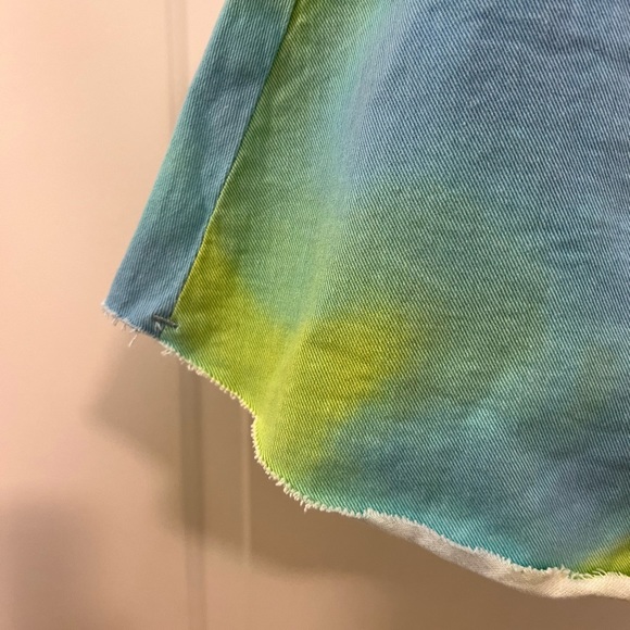 NWT We Wore What Flare Bell Tie Dye Shorts - Picture 9 of 12